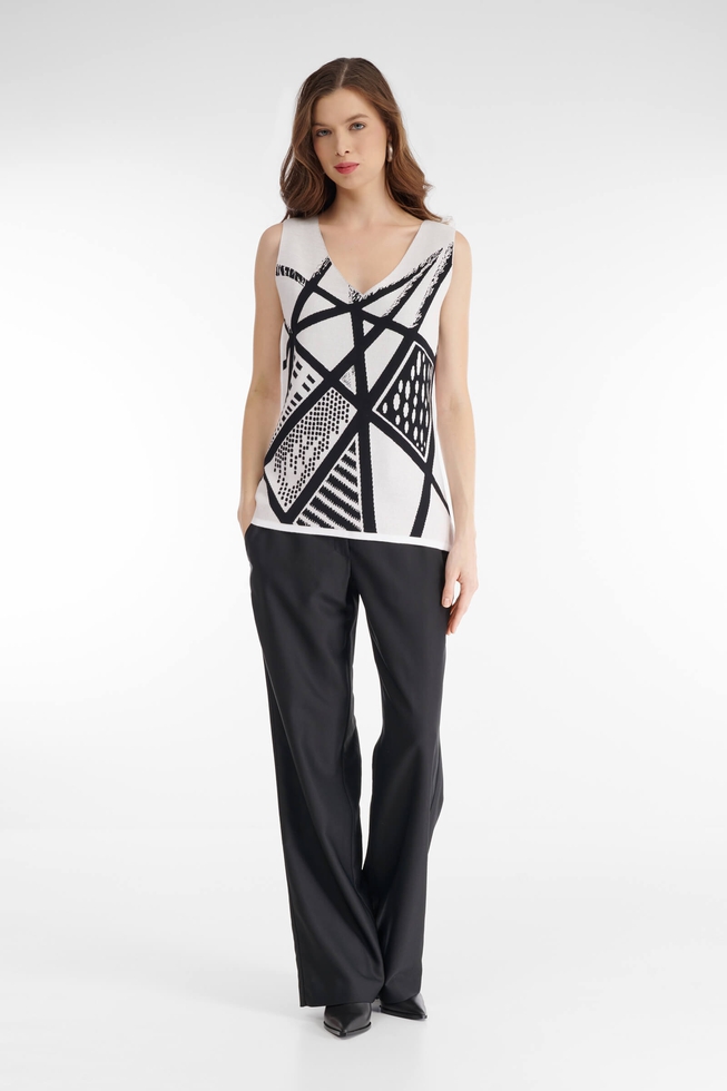 Женский белый топ 3