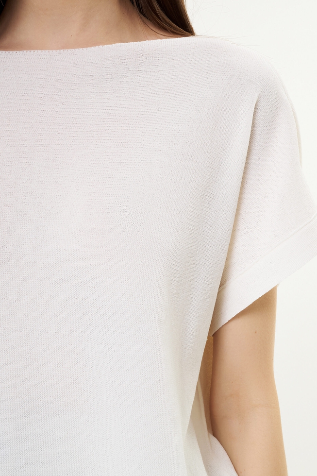 Женский белый джемпер 4