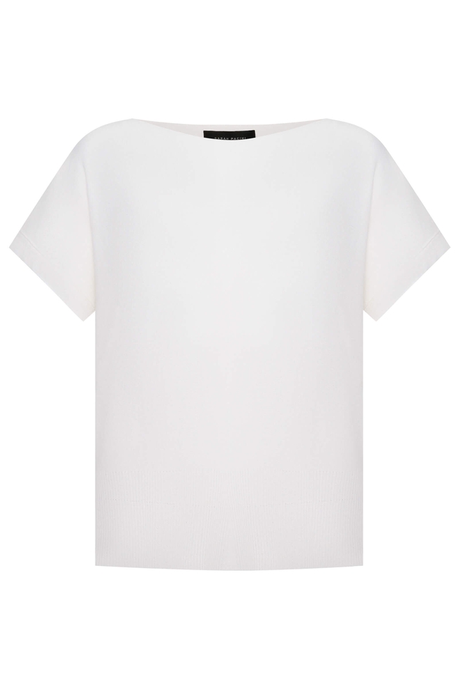 Женский белый джемпер 5