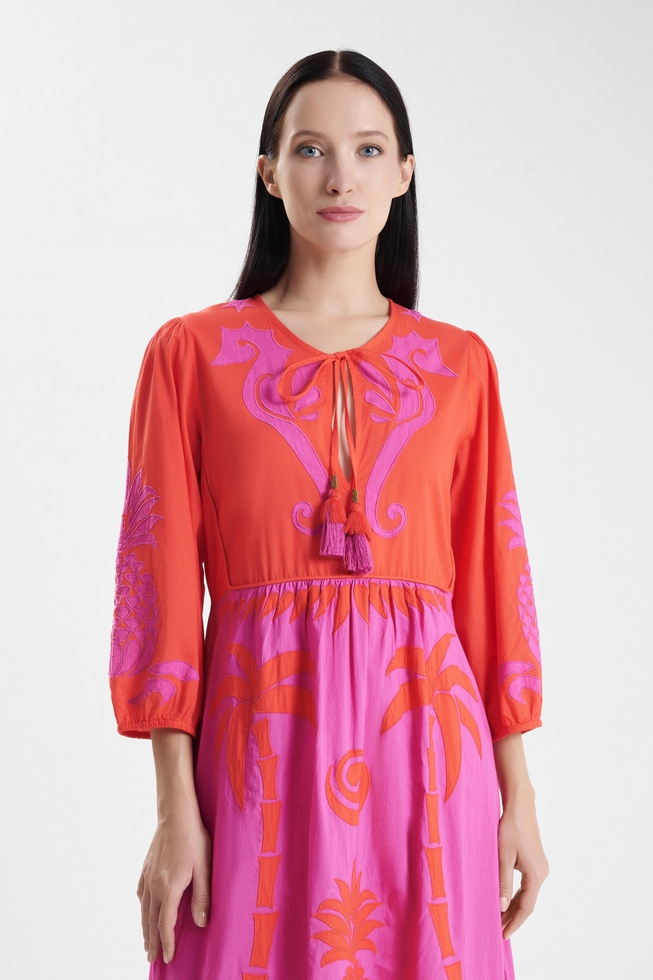 Длинное платье с длинными рукавамии 3