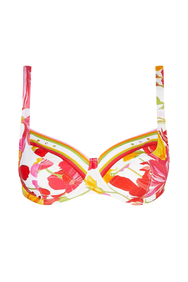 Купальный лиф с плотными чашками 1