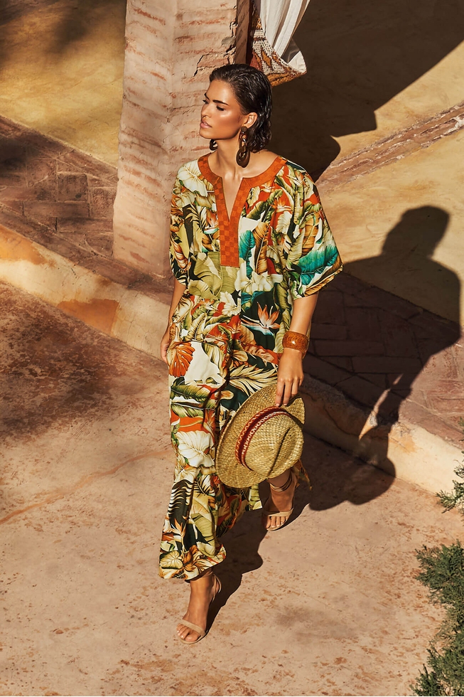 Пляжное длинное платье 2