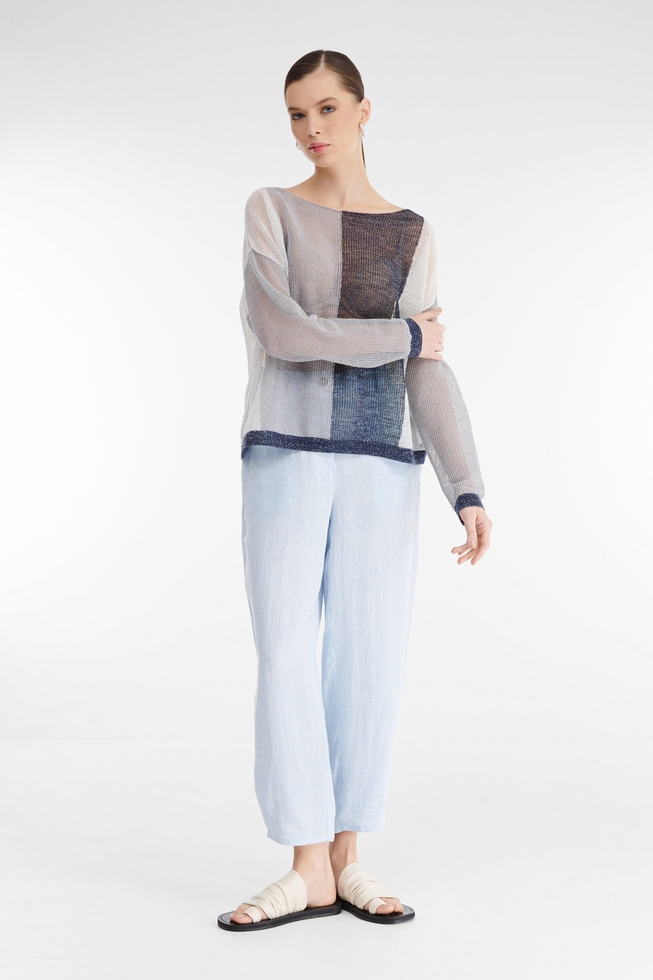 Женский разноцветный джемпер 4