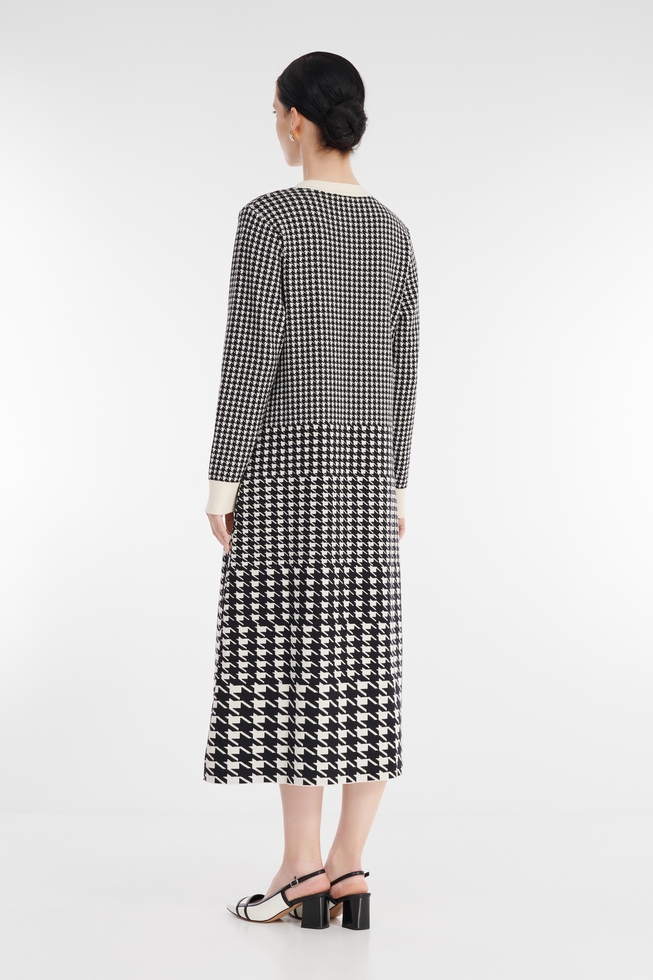 Платье миди с длинными рукавамии 3