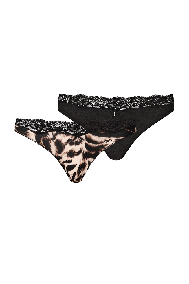 Набор женских трусов-слипов 2 шт. 9