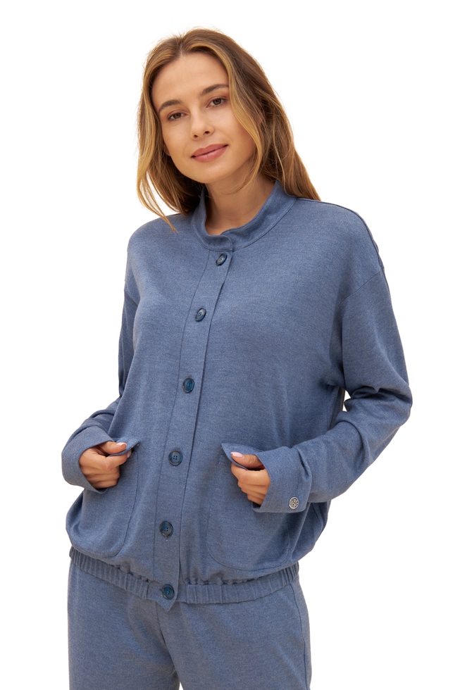  Женский домашний топ-жакет  4