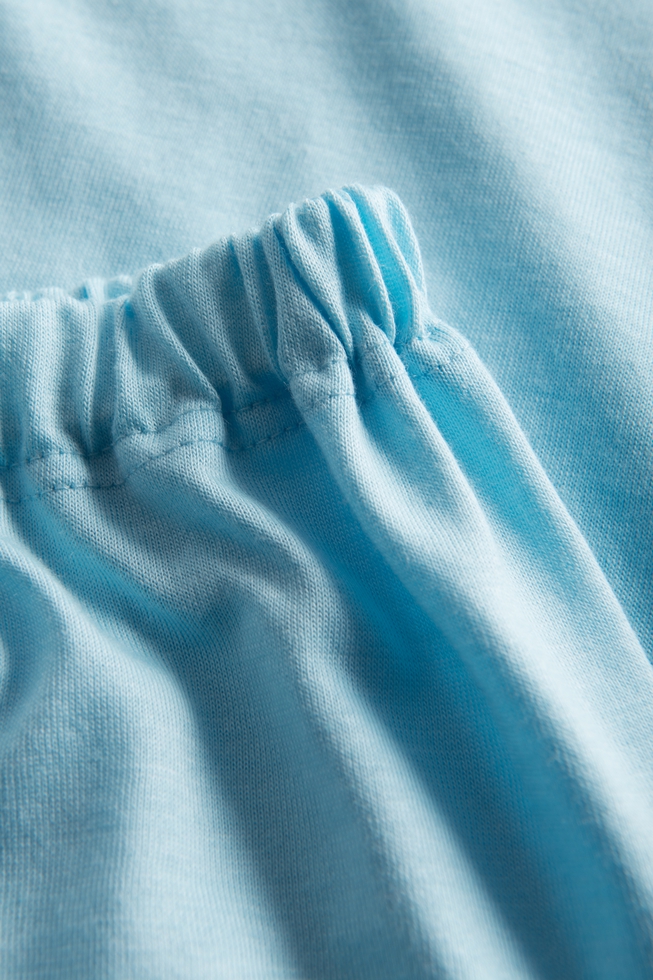  Женская хлопковая пижама с брюками  5