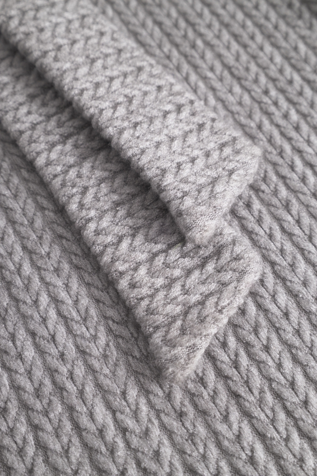  Женский трикотажный халат миди  5