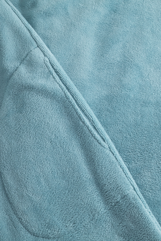  Женский махровый халат на молнии  4