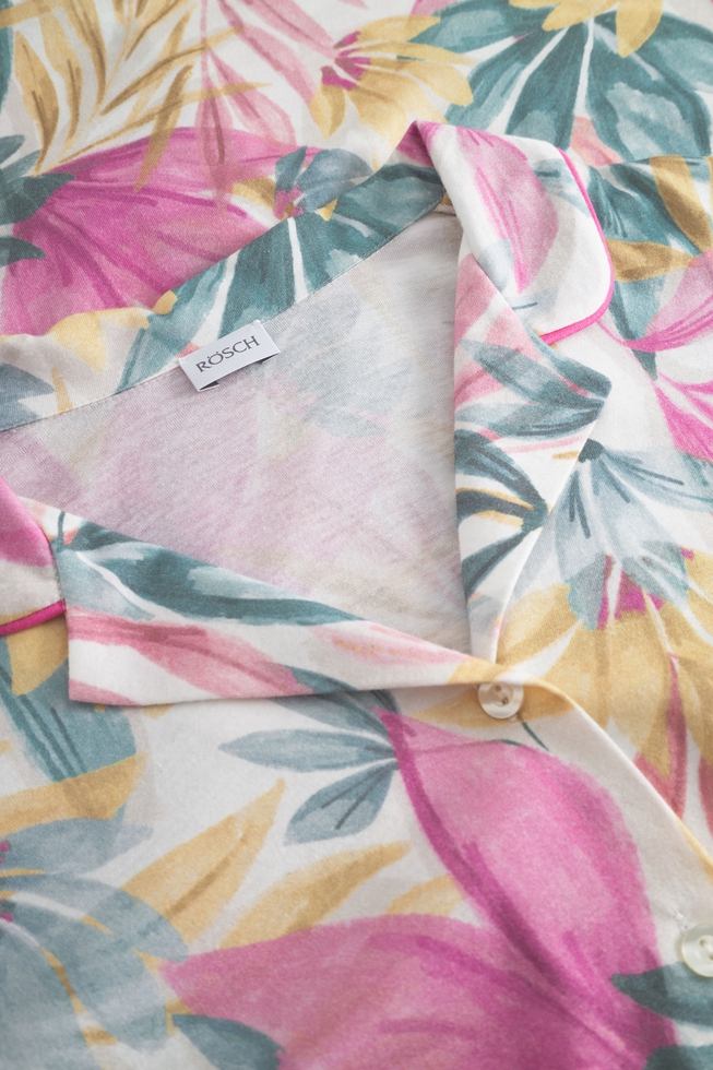  Женская сорочка-рубашка миди с принтом  5