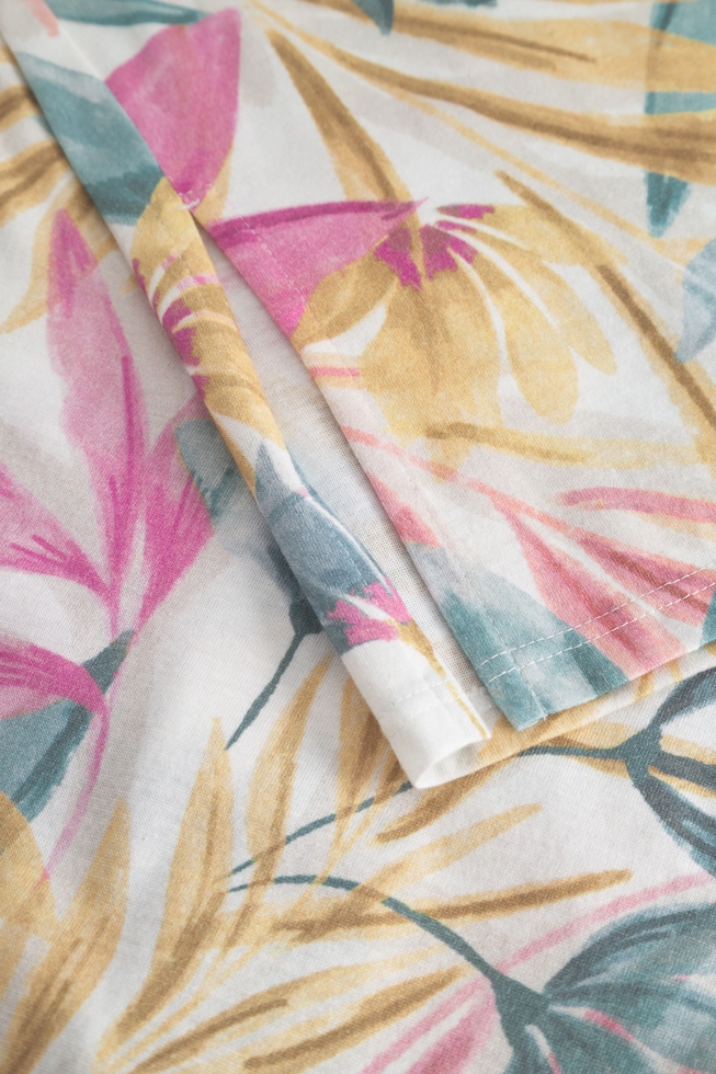  Женская сорочка-рубашка миди с принтом  4