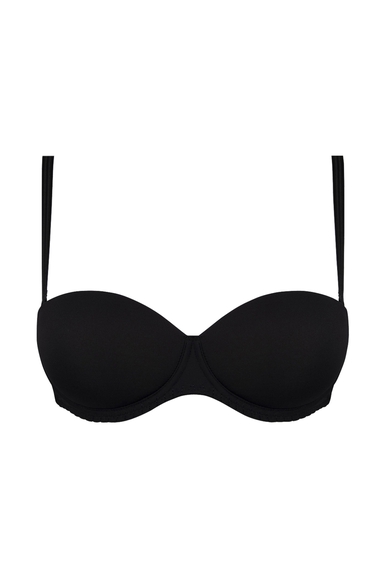  Черный бюстгальтер-бандо с плотными чашками  Antigel ECJ5614 купить в интернет-магазине Bestelle фото 1