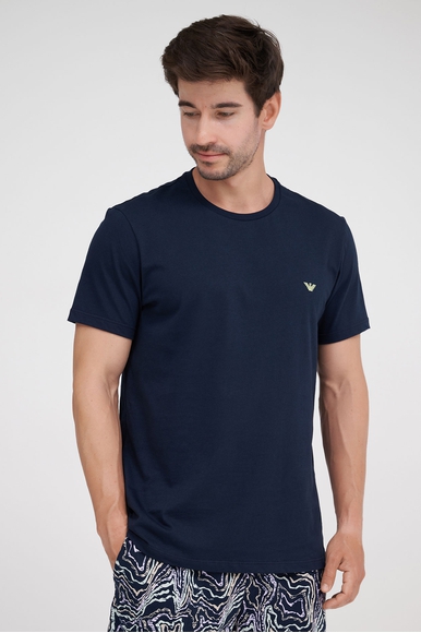  Мужская хлопковая пижама с шортами  Emporio Armani 1113604R567 купить в интернет-магазине Bestelle фото 2