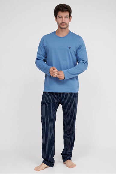  Мужская хлопковая пижама с брюками  Emporio Armani 1117914R567 купить в интернет-магазине Bestelle фото 1