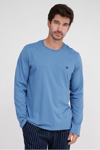  Мужская хлопковая пижама с брюками  Emporio Armani 1117914R567 купить в интернет-магазине Bestelle фото 2