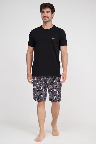  Мужская хлопковая пижама с шортами  Emporio Armani 1115734R506 купить в интернет-магазине Bestelle фото 1