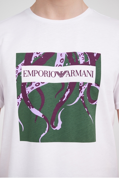  Мужская хлопковая футболка  Emporio Armani 2118184R469 купить в интернет-магазине Bestelle фото 4