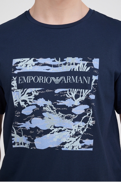 Мужская хлопковая футболка Emporio Armani 2118184R469 купить в интернет-магазине Bestelle фото 4