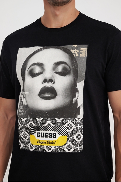  Мужская хлопковая футболка  Guess M4YI90K9RM1 купить в интернет-магазине Bestelle фото 4