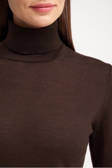 Женская коричневая водолазка  Max Mara Leisure VADIUS 242636609 купить в интернет-магазине Bestelle фото 4