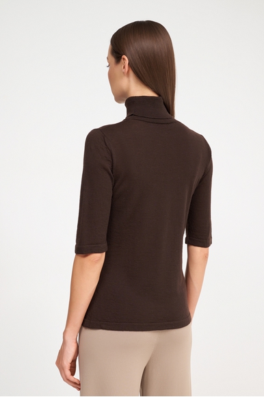 Женская коричневая водолазка  Max Mara Leisure VADIUS 242636609 купить в интернет-магазине Bestelle фото 2
