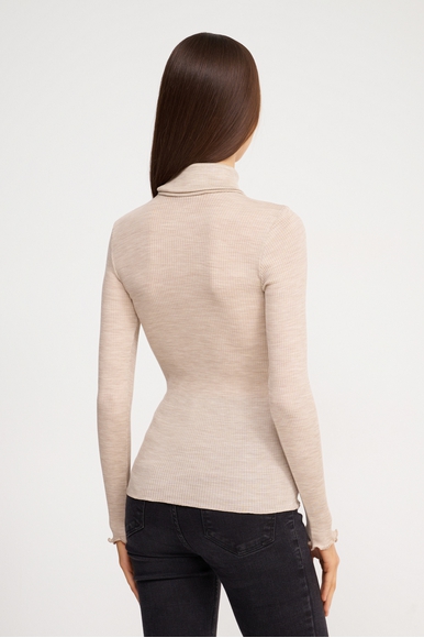 Женская бежевая водолазка  ARTIMAGLIA 54904 купить в интернет-магазине Bestelle фото 3