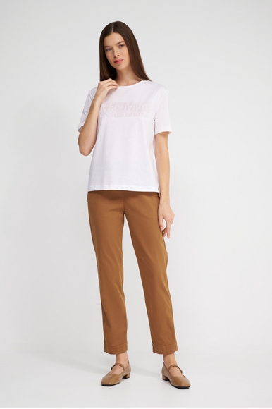 Женские коричневые брюки  Max Mara Leisure TERRENO 242613602 купить в интернет-магазине Bestelle фото 3