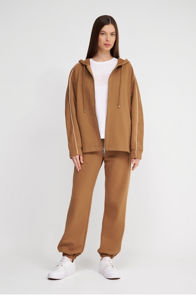 Женское коричневое худи  Max Mara Leisure ALBORE 242692601 купить в интернет-магазине Bestelle фото 3