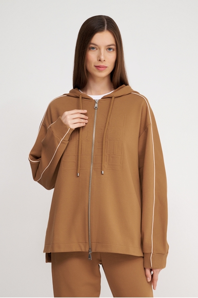 Женское коричневое худи  Max Mara Leisure ALBORE 242692601 купить в интернет-магазине Bestelle фото 1