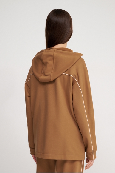 Женское коричневое худи  Max Mara Leisure ALBORE 242692601 купить в интернет-магазине Bestelle фото 2