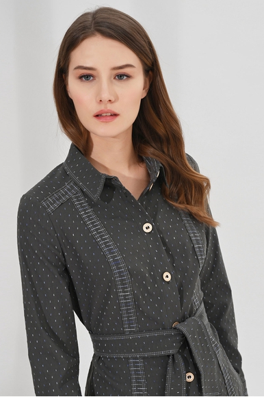 Блузка на пуговицах и с поясом Caterina Leman BL5688-151A купить в интернет-магазине Bestelle фото 4