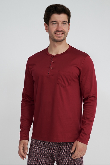  Мужская хлопковая пижама с брюками  Calida 48161 купить в интернет-магазине Bestelle фото 2