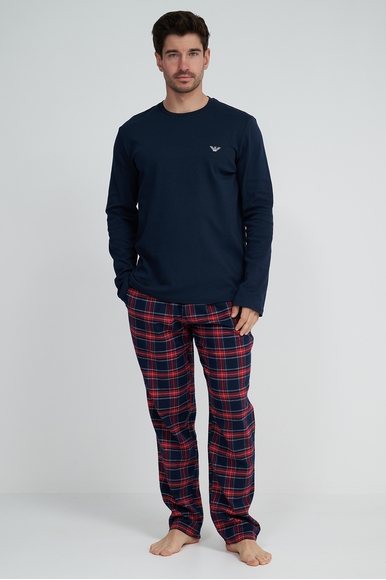  Мужская хлопковая пижама с брюками  Emporio Armani 1119553F599 купить в интернет-магазине Bestelle фото 1