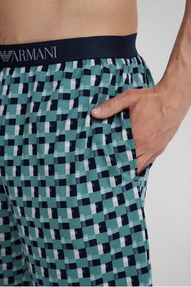  Мужская хлопковая пижама с шортами  Emporio Armani 1113603F567 купить в интернет-магазине Bestelle фото 7