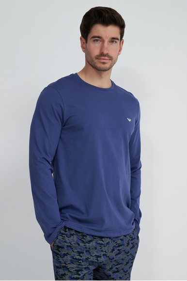  Мужская хлопковая пижама с брюками  Emporio Armani 1117913F567 купить в интернет-магазине Bestelle фото 2