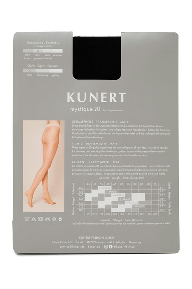 Колготки чёрные Mystique 20 den Kunert 110352000 купить в интернет-магазине Bestelle фото 9