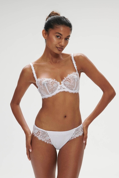 Белый бюстгальтер с мягкими чашками Simone Perele 12B330 купить в интернет-магазине Bestelle фото 3