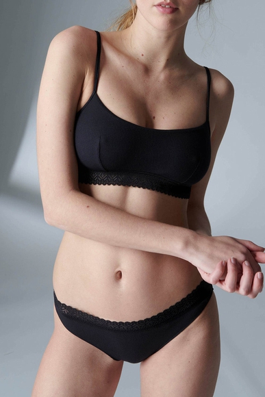  Женские черные трусы-слипы  Simone Perele 15Z720 купить в интернет-магазине Bestelle фото 5