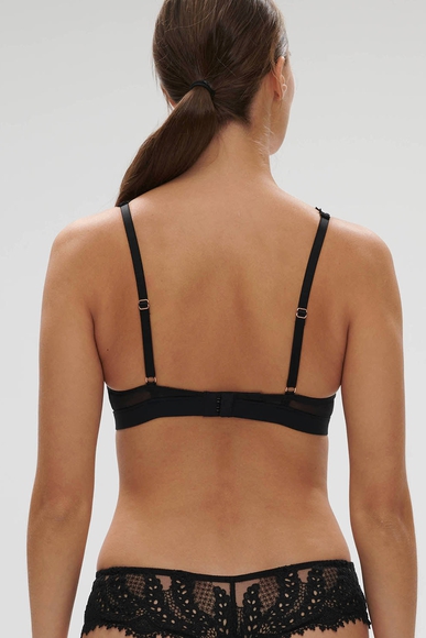 Кружевной черный бюстгальтер-топ с мягкими чашками Simone Perele 1D3309 купить в интернет-магазине Bestelle фото 7