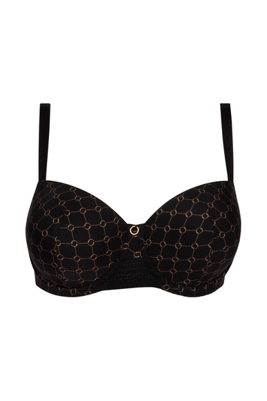 Черный бюстгальтер с плотными чашками пуш-ап Antigel FCH8032 купить в интернет-магазине Bestelle фото 1