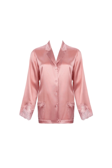 Женская пижамная шелковая домашняя рубашка-топ с кружевом Lise Charmel ALC3480 купить в интернет-магазине Bestelle фото 4