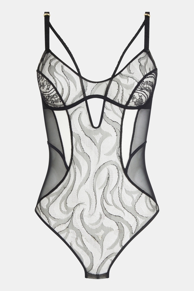 Черное боди с кружевом Chantelle C019T9 купить в интернет-магазине Bestelle фото 1