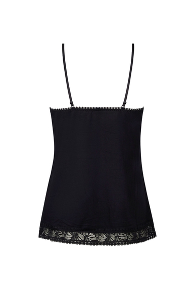  Женский черный домашний топ-майка с кружевом  Antigel ELH4257 купить в интернет-магазине Bestelle фото 2