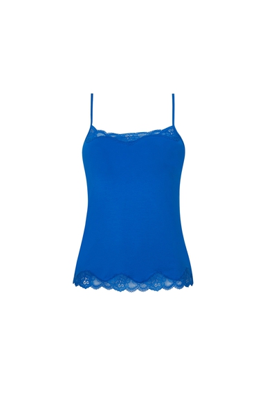  Женский синий домашний топ-майка с кружевом  Antigel ENA5006 купить в интернет-магазине Bestelle фото 1