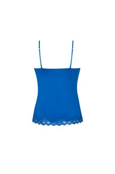  Женский синий домашний топ-майка с кружевом  Antigel ENA5006 купить в интернет-магазине Bestelle фото 2