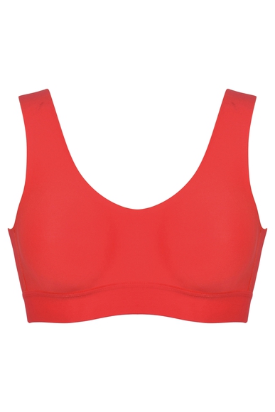 Красный бюстгальтер-топ с мягкими чашками Naturana 5832 купить в интернет-магазине Bestelle фото 1