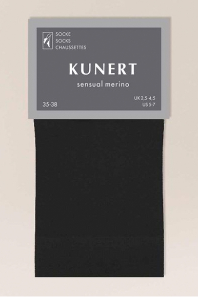 Носки женские чёрные Sensual Merino Kunert 110204000 купить в интернет-магазине Bestelle фото 2