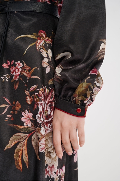 Чёрное платье миди Caterina Leman SU7710-222 купить в интернет-магазине Bestelle фото 5