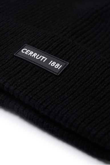 Мужская чёрная шапка  Cerruti 1881 CECP06708LU купить в интернет-магазине Bestelle фото 3