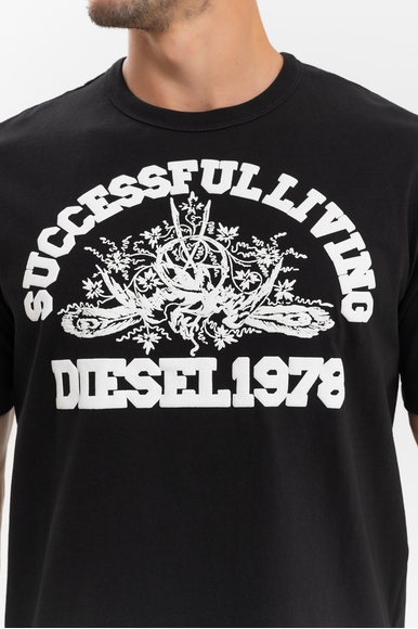  Мужская хлопковая футболка  Diesel A120900WHAI купить в интернет-магазине Bestelle фото 4